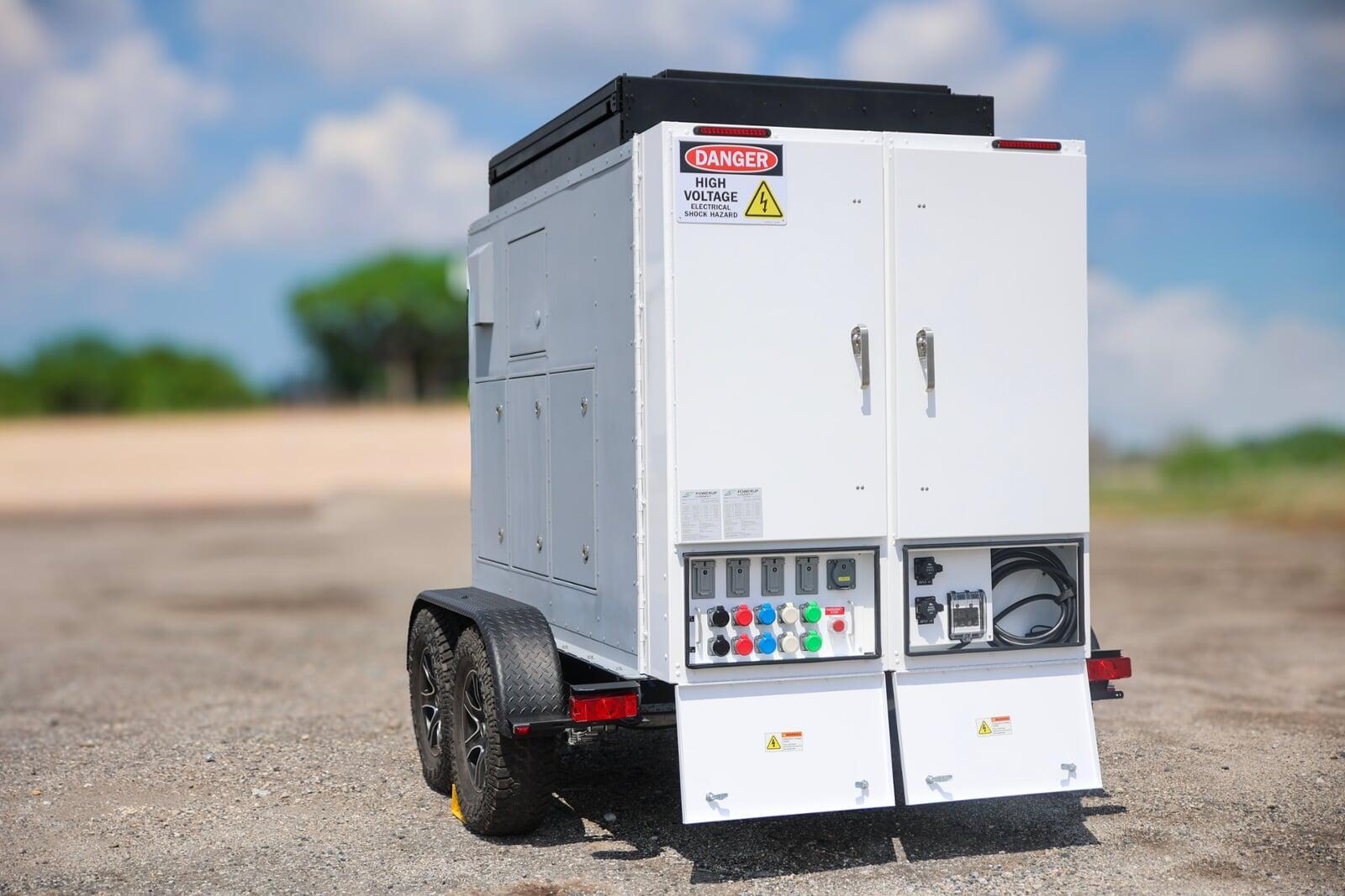 Mobile Battery energy storage system with Solar