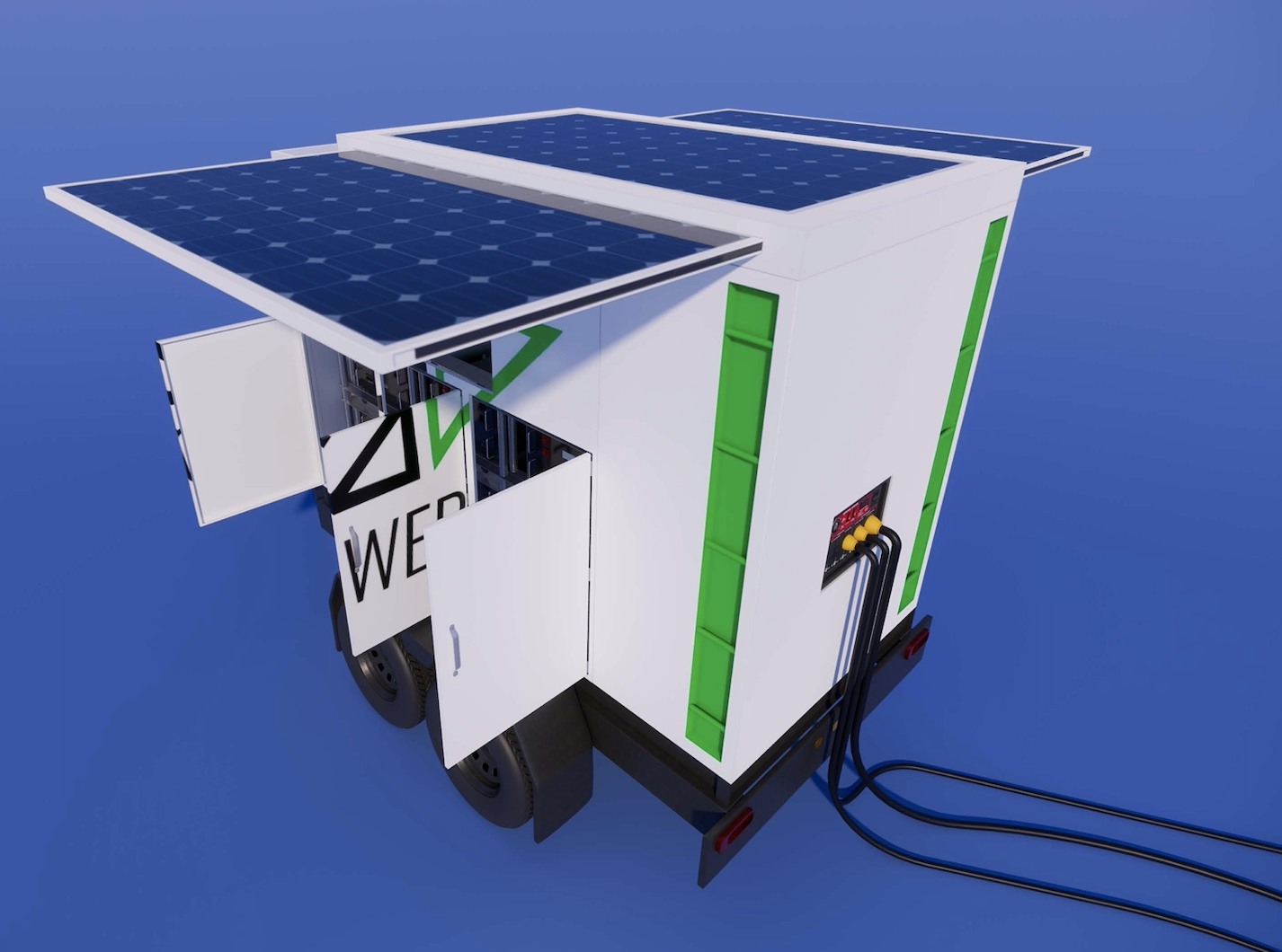 Mobile Battery energy storage system with Solar