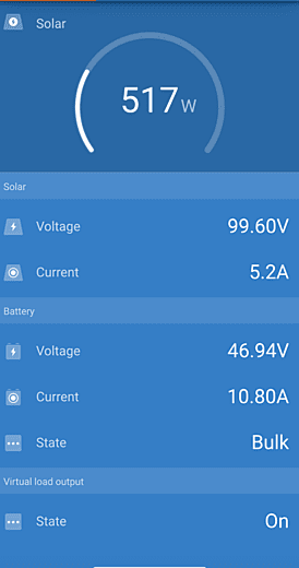 Solar Controller Reading